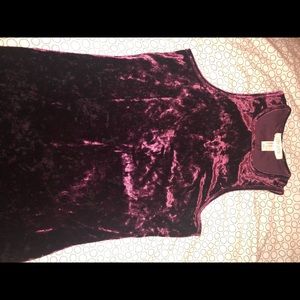 Velour dress